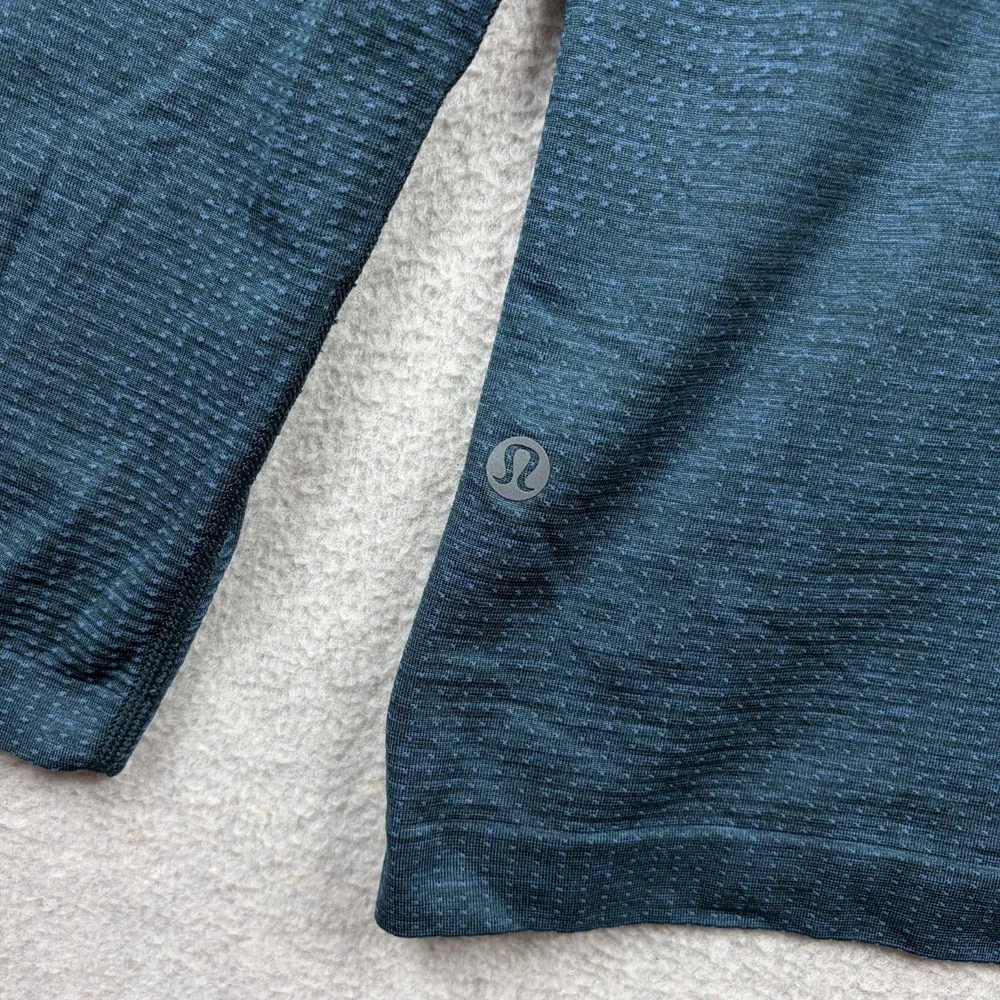 Lululemon Metal Vent Tech Shirt Mens XL Blue Long Sleeve Performance Stretch Tee